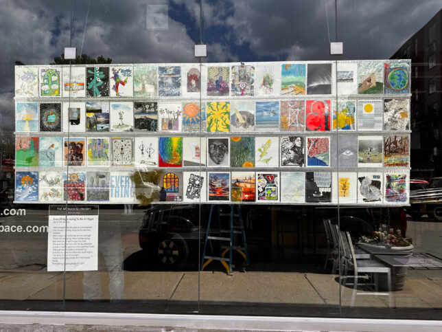 artruckish exhibit at Union Pizza, May 2026, closeup