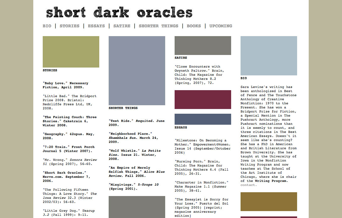 short dark oracles