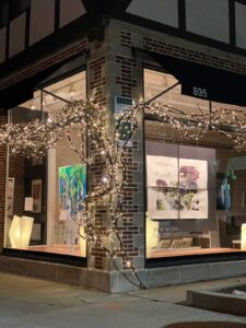 Vivid Gallery Window with julie cowan art in January 2021
